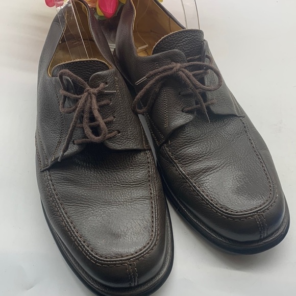 Sandro Moscoloni Other - Sandro Moscolini Brown Pebble Leather Lace Up Oxford Sz 10. MS1376E